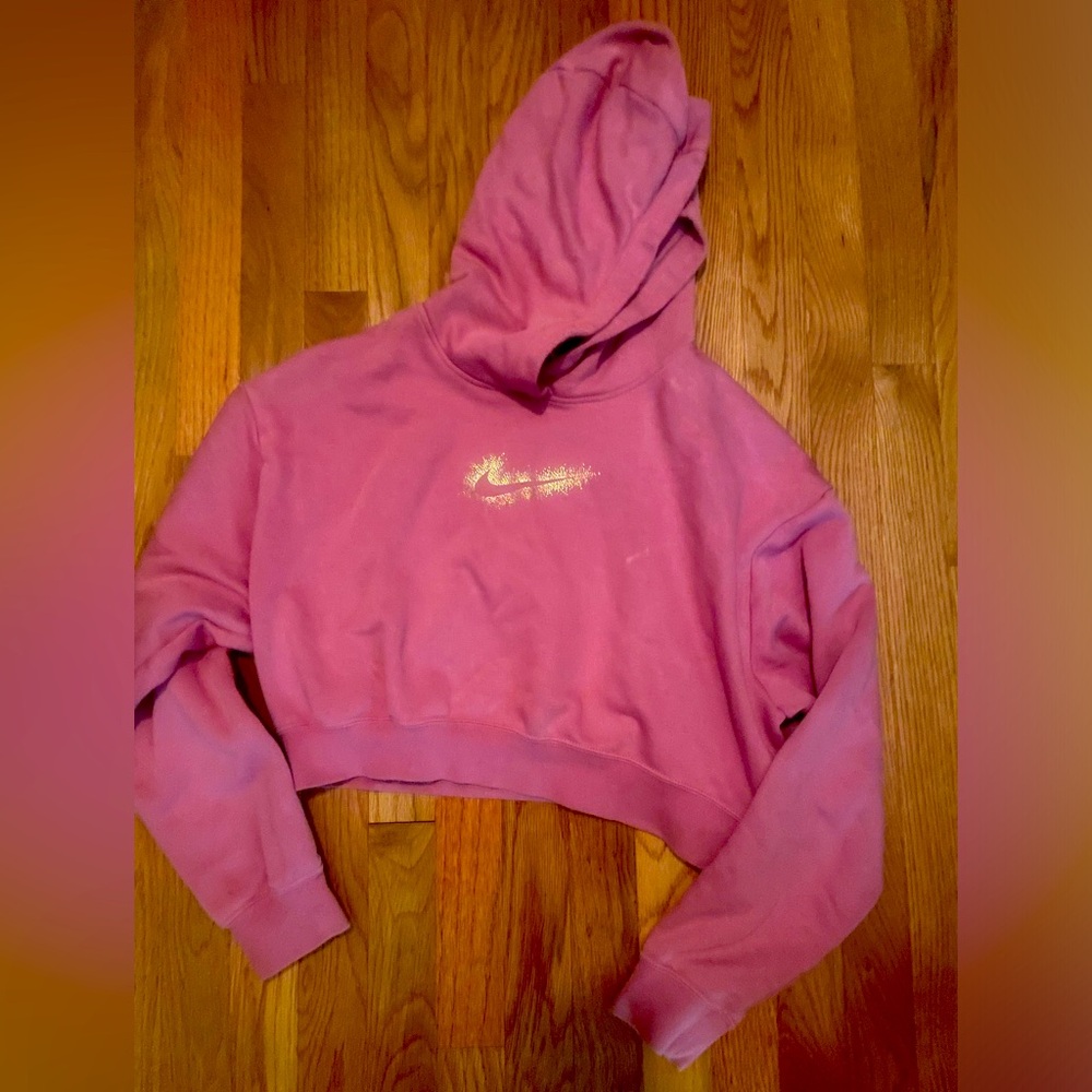 Juniors Nike Two Piece Crop Hoodie + Sweats